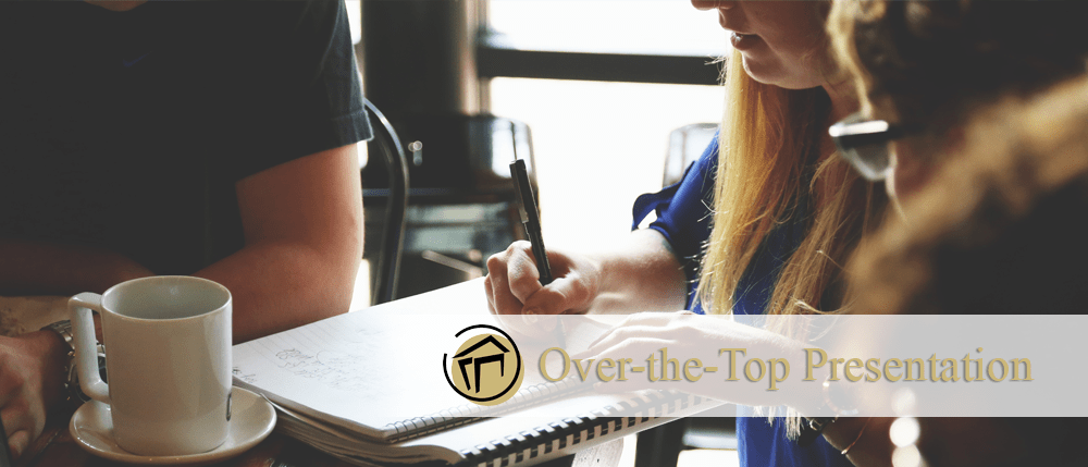 Tips by Cindy – Over-the-Top Presentation