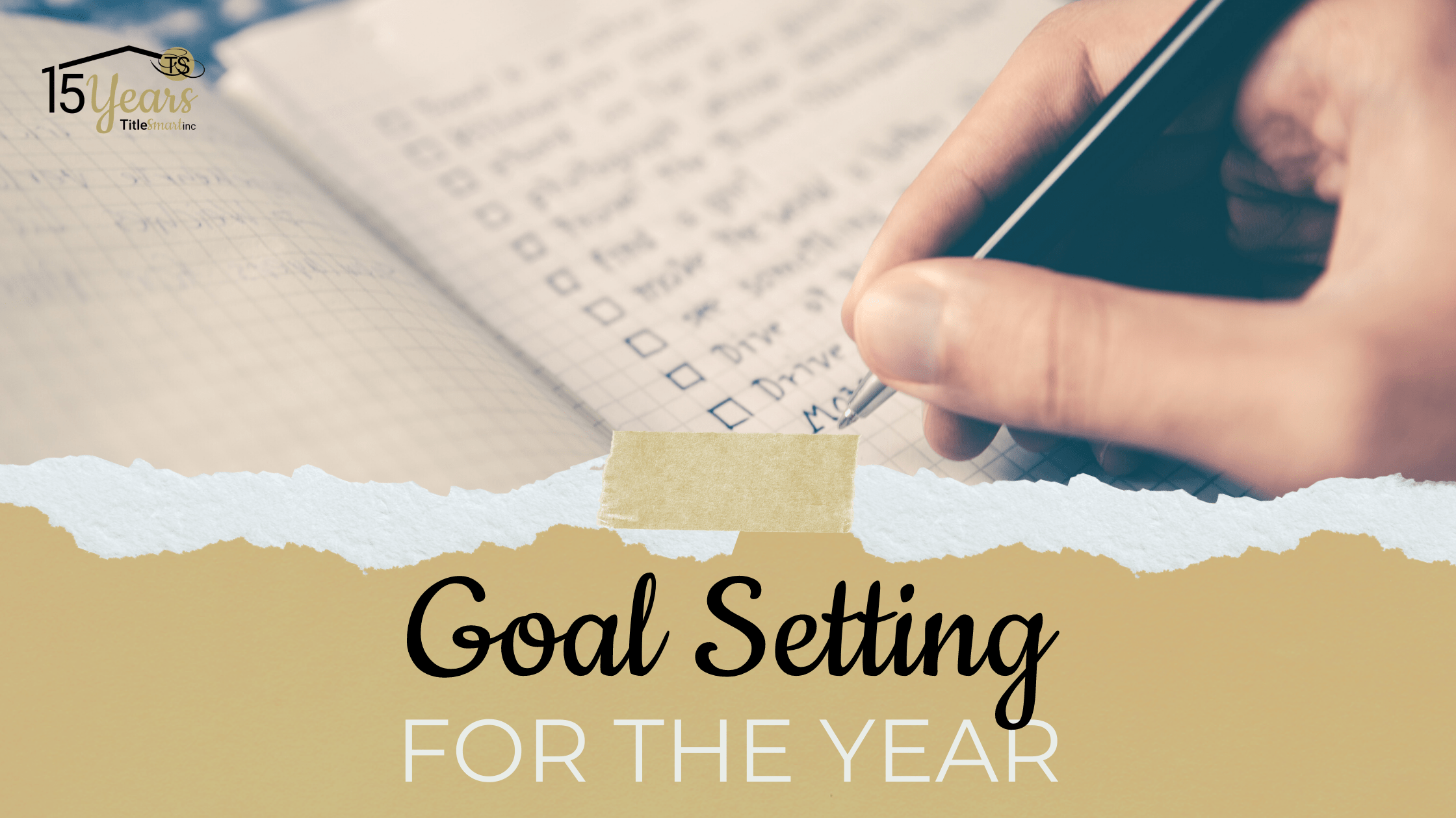 Goal Setting for The Year
